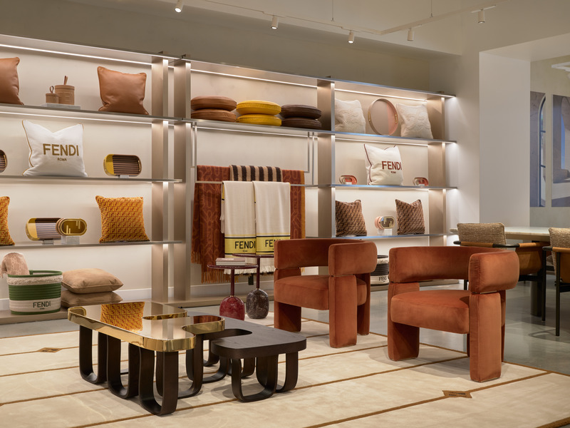 Press kit | 5174-07 - Press release | Maison Territo: An Immersive Journey into Italian Luxury at Royalmount - Maison Territo & blanchette archi.design - Commercial Architecture - Fendi Casa - Photo credit: Phil Bernard