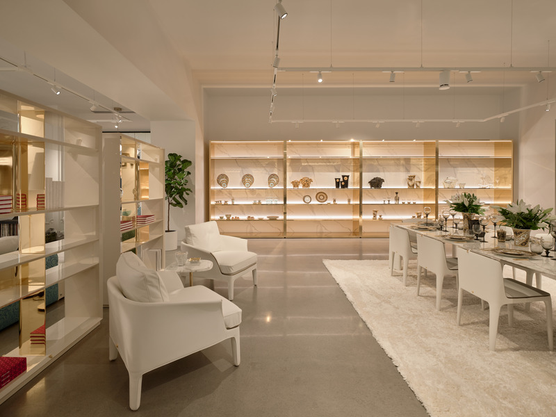 Press kit | 5174-07 - Press release | Maison Territo: An Immersive Journey into Italian Luxury at Royalmount - Maison Territo & blanchette archi.design - Commercial Architecture - Versace Home - Photo credit: Phil Bernard