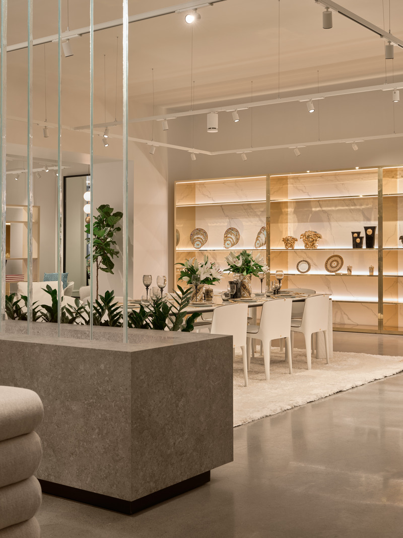 Press kit | 5174-07 - Press release | Maison Territo: An Immersive Journey into Italian Luxury at Royalmount - Maison Territo & blanchette archi.design - Commercial Architecture - Versace Home - Photo credit: Phil Bernard
