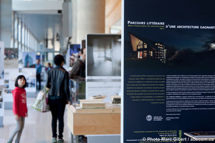 Press kit | 774-08 - Press release | Exposition « Parcours littéraire d’une architecture gagnante » à Québec - L'Ordre des architectes du Québec (OAQ) - Event + Exhibition