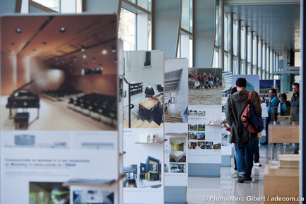 Press kit | 774-08 - Press release | Exposition « Parcours littéraire d’une architecture gagnante » à Québec - L'Ordre des architectes du Québec (OAQ) - Event + Exhibition
