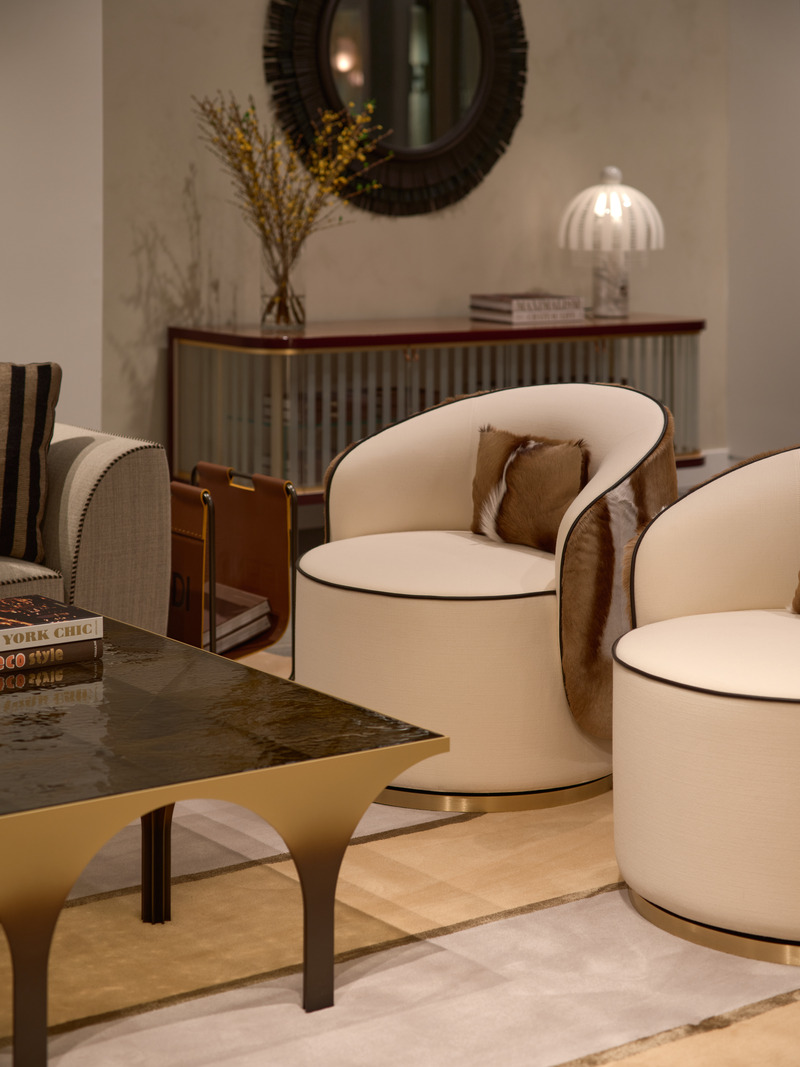 Press kit | 5174-07 - Press release | Maison Territo: An Immersive Journey into Italian Luxury at Royalmount - Maison Territo & blanchette archi.design - Commercial Architecture - Fendi Casa - Photo credit: Phil Bernard