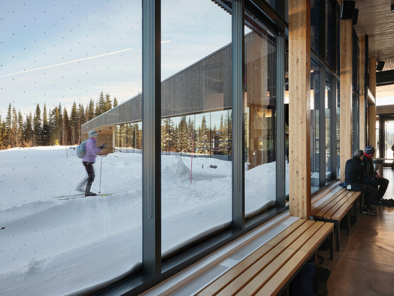 Dossier de presse | 2263-15 - Communiqué de presse | Camp Mercier : un nouveau pavillon enraciné dans le paysage laurentien - Anne Carrier Architectes - Architecture institutionnelle - Crédit photo : Maxime Brouillet