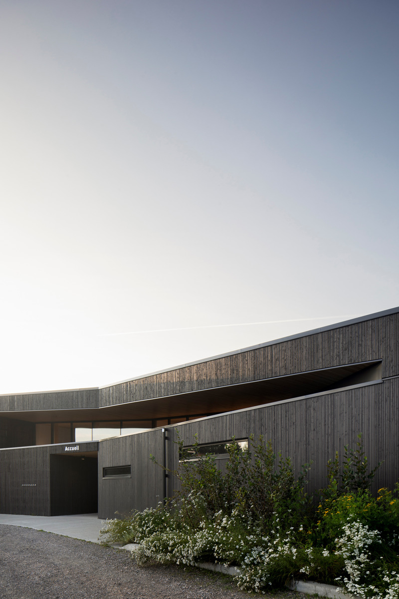 Dossier de presse | 2263-15 - Communiqué de presse | Camp Mercier : un nouveau pavillon enraciné dans le paysage laurentien - Anne Carrier Architectes - Architecture institutionnelle - Crédit photo : Adrien Williams