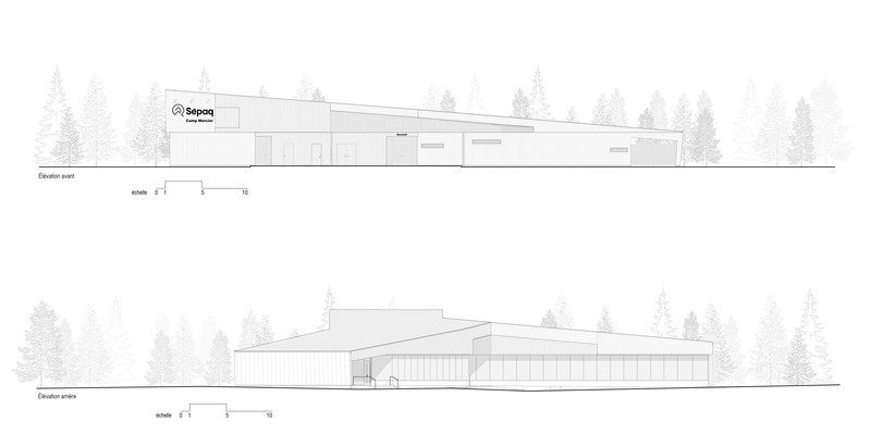 Dossier de presse | 2263-15 - Communiqué de presse | Camp Mercier : un nouveau pavillon enraciné dans le paysage laurentien - Anne Carrier Architectes - Architecture institutionnelle - Crédit photo :  ACA 