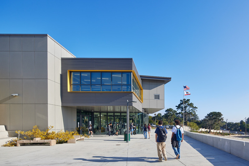 Press kit | 2757-52 - Press release | CAW Architects’ Newest Educational Designs  Shape the Future of California Schools - CAW Architects - Commercial Architecture - Monterey High School Science Innovation Center - Photo credit: Bruce Damonte