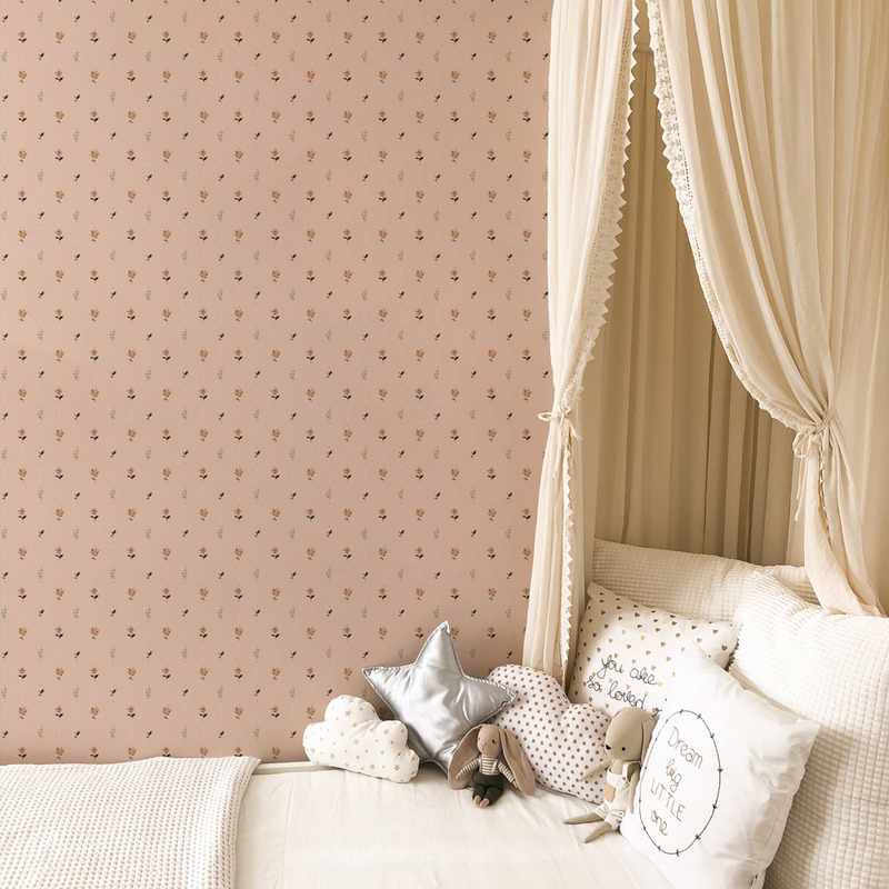 Press kit | 7538-02 - Press release | Printed Decor Unveils an Exclusive Wallpaper Collection by Natasha Prévost - Printed Decor - Art - Precious Colors Self-adhesive Wallpaper - Photo credit: Printed Decor