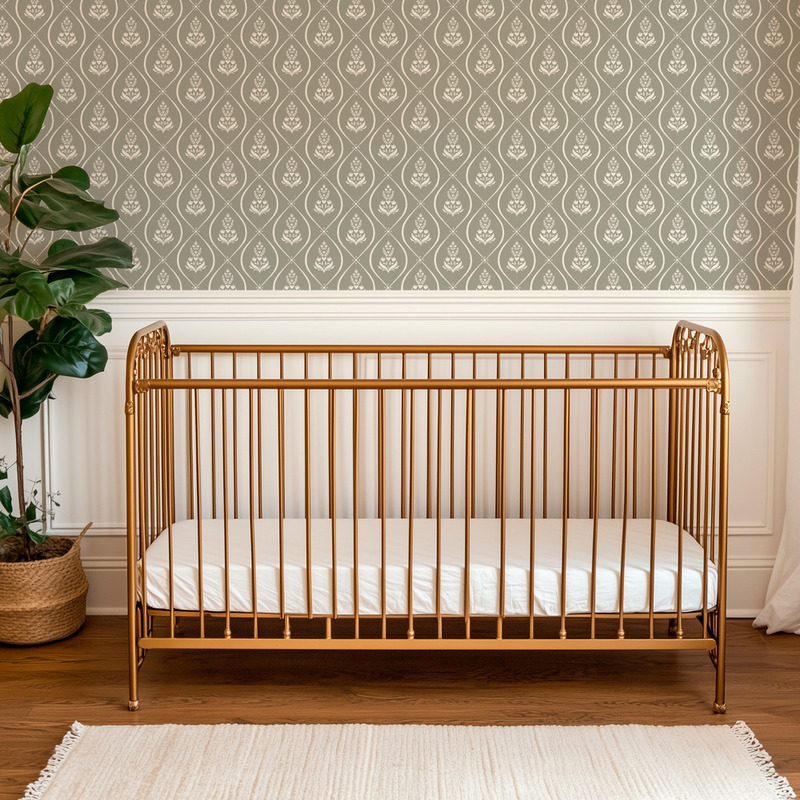 Press kit | 7538-02 - Press release | Printed Decor Unveils an Exclusive Wallpaper Collection by Natasha Prévost - Printed Decor - Art - Vintage Bloom 3 Self-adhesive Wallpaper - Photo credit: Printed Decor