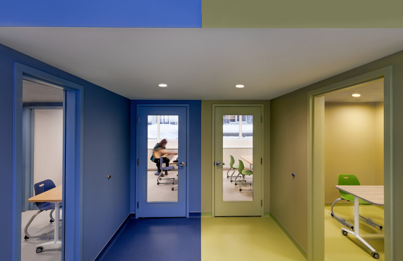 Dossier de presse | 865-64 - Communiqué de presse | Centre Lise et Yvon Lamarre : Lemay signe une conception qui allie bien-être sensoriel et inclusivité - Lemay - Architecture résidentielle - Crédit photo : Claude-Simon Langlois