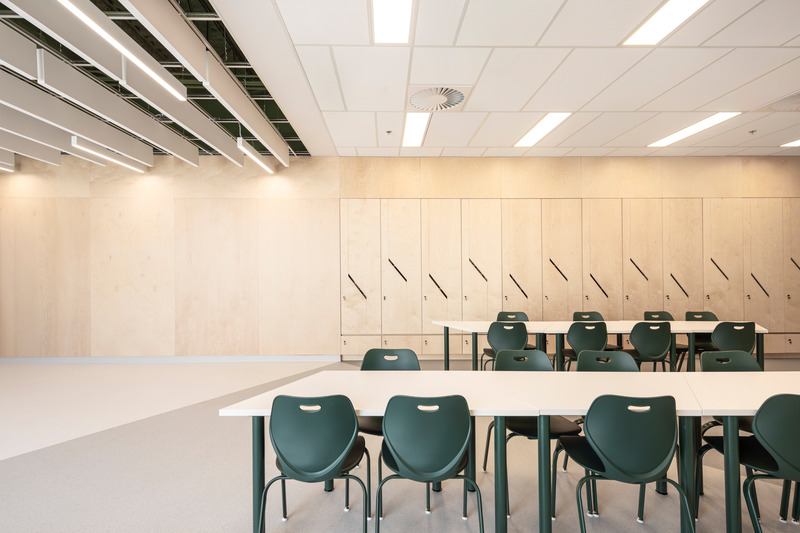Press kit | 886-05 - Press release | New Manawan Awacak OkiskinohamatowikamikowawElementary School - CCM2 | B+B architecture and design inc - Institutional Architecture - Music classe - Photo credit: 1px.ca - Dave Tremblay