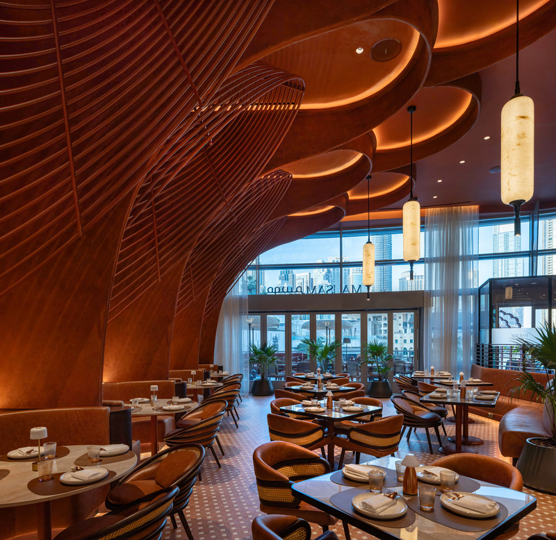 Press kit | 7534-04 - Press release | Mausam: An Architectural and Culinary Journey Through India’s Legacy - 4SPACE - Commercial Interior Design - Mausam, Dubai Mall, by 4SPACE - Photo credit: Anas Rifai
