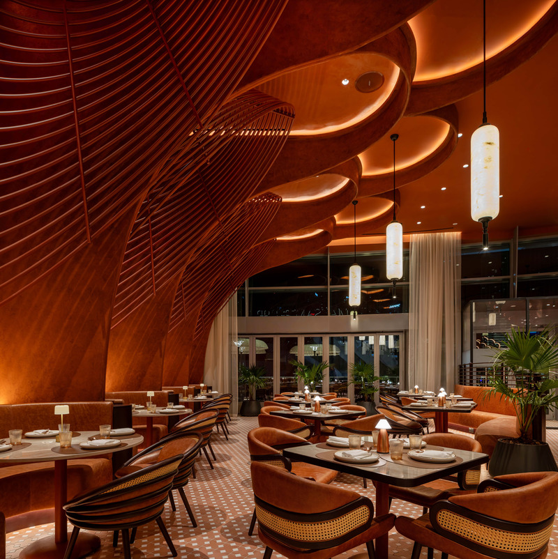 Press kit | 7534-04 - Press release | Mausam: An Architectural and Culinary Journey Through India’s Legacy - 4SPACE - Commercial Interior Design - Mausam, Dubai Mall, by 4SPACE - Photo credit: Anas Rifai