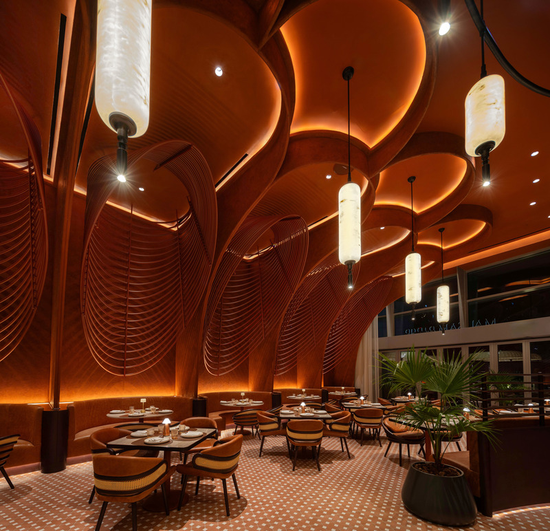 Press kit | 7534-04 - Press release | Mausam: An Architectural and Culinary Journey Through India’s Legacy - 4SPACE - Commercial Interior Design - Mausam, Dubai Mall, by 4SPACE - Photo credit: Anas Rifai