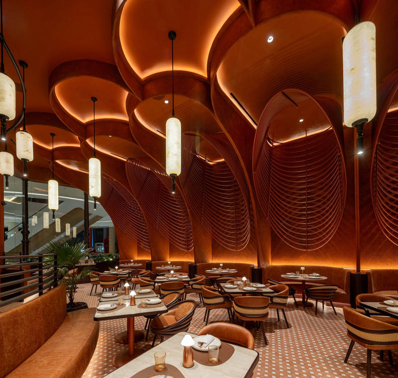 Press kit | 7534-04 - Press release | Mausam: An Architectural and Culinary Journey Through India’s Legacy - 4SPACE - Commercial Interior Design - Mausam, Dubai Mall, by 4SPACE - Photo credit: Anas Rifai