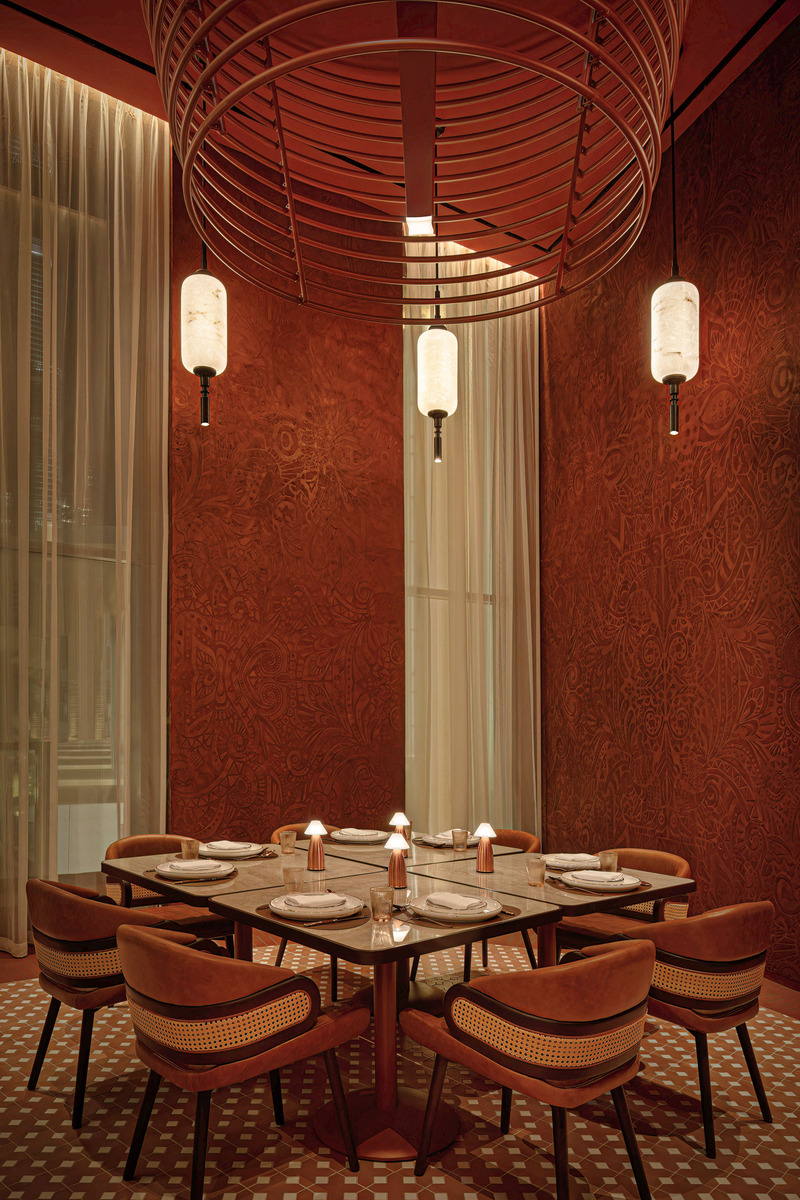 Press kit | 7534-04 - Press release | Mausam: An Architectural and Culinary Journey Through India’s Legacy - 4SPACE - Commercial Interior Design - Mausam, Dubai Mall, by 4SPACE - Photo credit: Anas Rifai