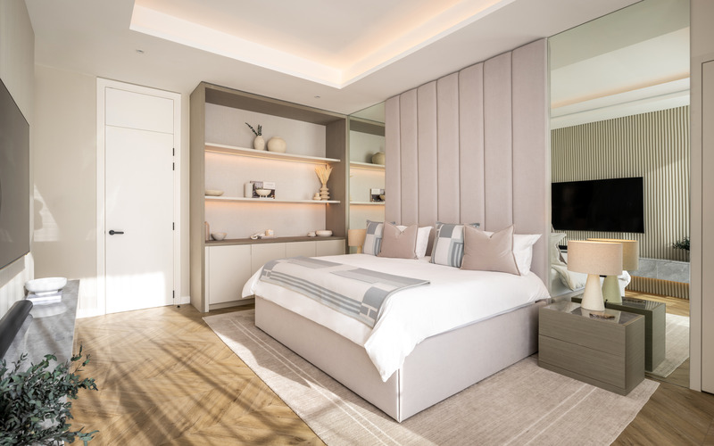 Dossier de presse | 7534-05 - Communiqué de presse | Créer la sérénité : l’alchimie des matériaux et de l’espace à la villa Esencia - ELE Interior - Design d’intérieur résidentiel - Essencia Villa by ELE Interior - Crédit photo : Aasiya Jagadeesh
