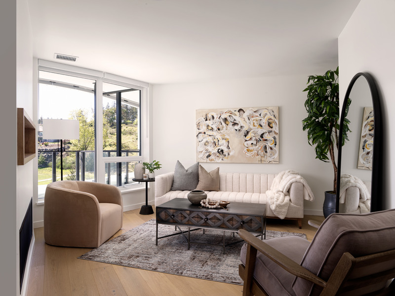 Press kit | 7694-01 - Press release | One Bear Mountain Wins Twice at Victoria Capital Region Commercial Building Awards - One Bear Mountain - Real Estate - One Bear Mountain  - Suite 1303 with breathtaking views of the Westin Bear Mountain  - Photo credit: Blueprint Global