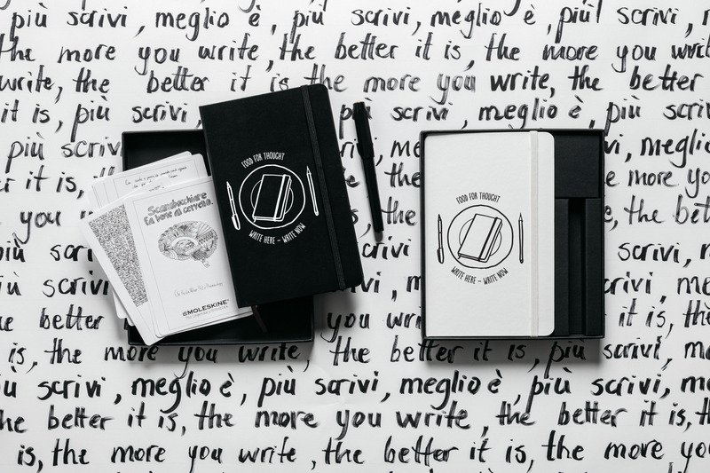 Press kit | 4232-26 - Press release | “Unleash Your Genius”: The Creative Power Of Mark-Making - Moleskine - Event + Exhibition - Limited edition Moleskine – Unleash Your Genius - Photo credit: Courtesy of Moleskine®