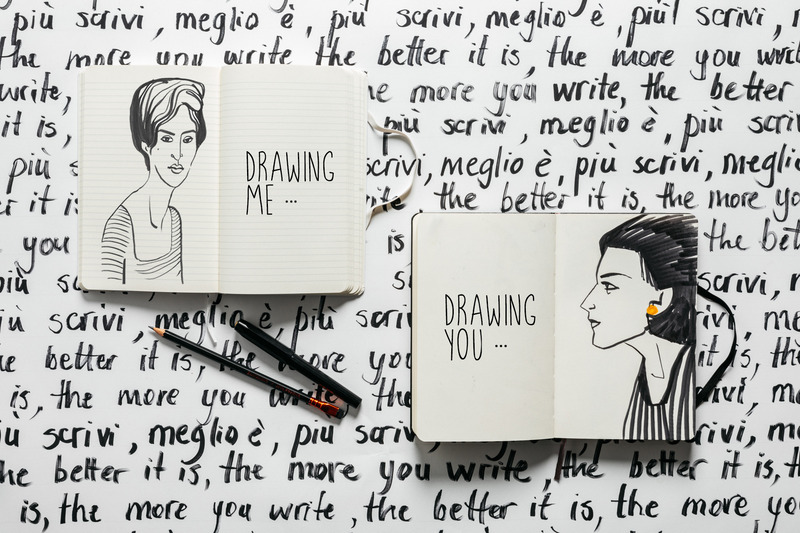 Press kit | 4232-26 - Press release | “Unleash Your Genius”: The Creative Power Of Mark-Making - Moleskine - Event + Exhibition - Unleash Your Genius' — the latest campaign by Moleskine - Photo credit: Courtesy of Moleskine®