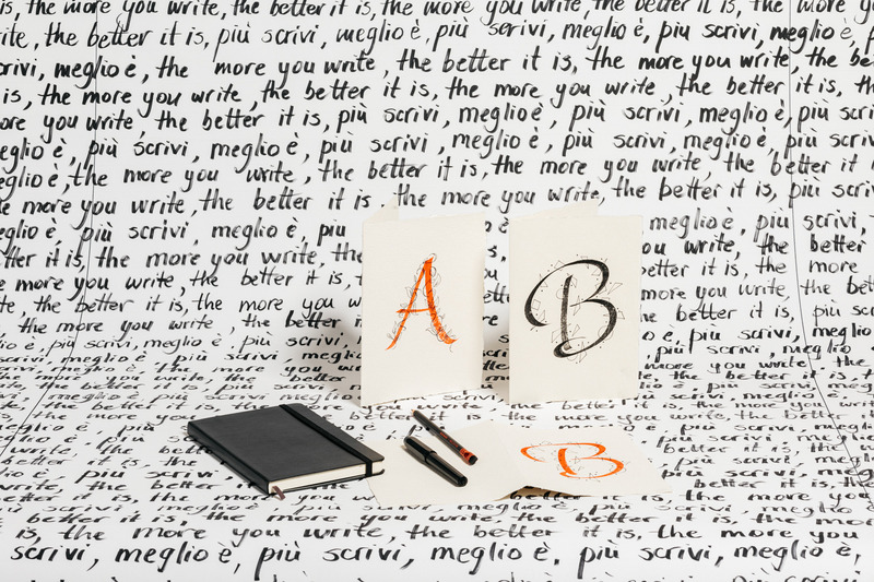 Press kit | 4232-26 - Press release | “Unleash Your Genius”: The Creative Power Of Mark-Making - Moleskine - Event + Exhibition - Unleash Your Genius' — the latest campaign by Moleskine - Photo credit: Courtesy of Moleskine®