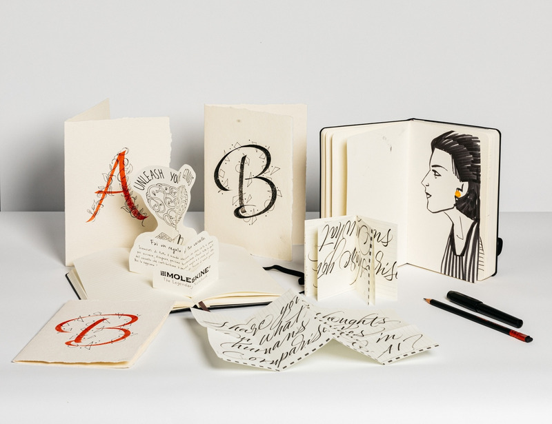 Press kit | 4232-26 - Press release | “Unleash Your Genius”: The Creative Power Of Mark-Making - Moleskine - Event + Exhibition - Unleash Your Genius' — the latest campaign by Moleskine - Photo credit: Courtesy of Moleskine®