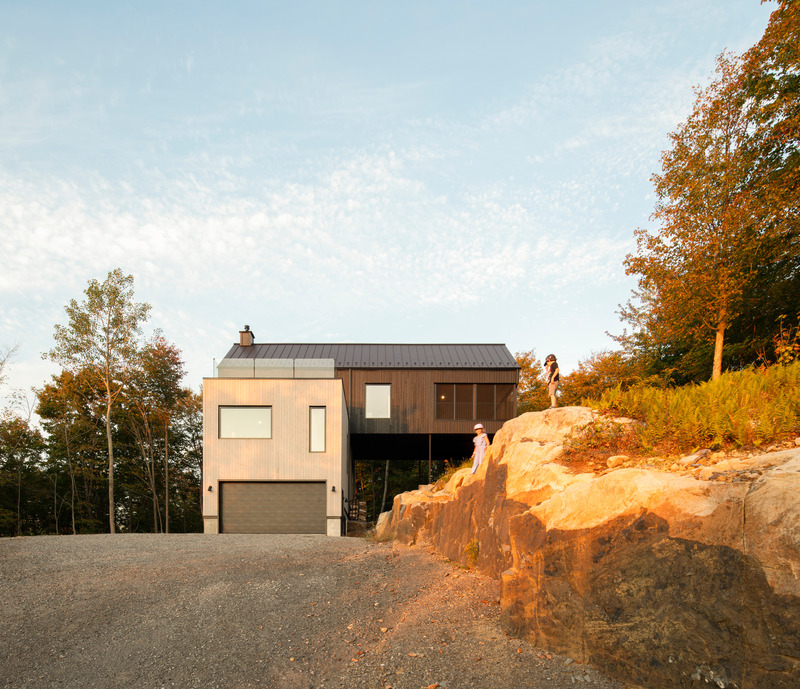 Dossier de presse | 3196-01 - Communiqué de presse | Le Noroît - Guillaume Pelletier Architecte - Architecture résidentielle - Le Noroît, Laurentides, Quebec, 2024 - Crédit photo : David Boyer Photographe inc