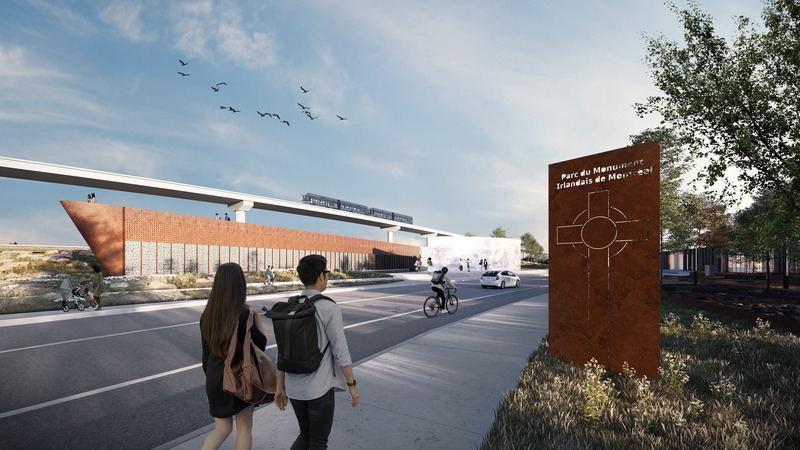 Dossier de presse | 865-65 - Communiqué de presse | Lemay transforme le site de la Roche noire de Montréal en un lieu de commémoration et de résilience - Lemay - Architecture de paysage - Crédit photo : Lemay