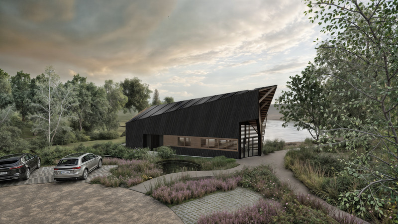 Dossier de presse | 5700-03 - Communiqué de presse | Recalibration of Nature and Industry at Pilsworth Lake - Atelier Architecture & Design - Architecture commerciale - The approach is from the north - Crédit photo : AA+D