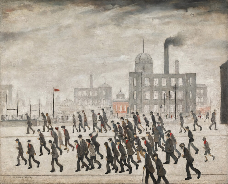 Dossier de presse | 5700-03 - Communiqué de presse | Recalibration of Nature and Industry at Pilsworth Lake - Atelier Architecture & Design - Architecture commerciale - Oil on Canvas, 1928 L.S. Lowry - Crédit photo : Sothebys