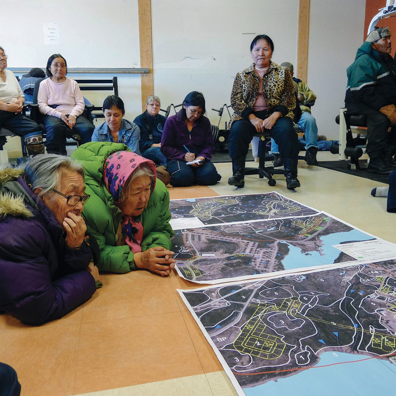 Press kit | 3256-02 - Press release | Canada’s North Makes a Guest Appearance in Venice - Blouin Orzes architectes - Institutional Architecture -  Public consultation for the Ayagutaq Elders' Home, 2012.  - Photo credit:  Blouin Orzes architectes 