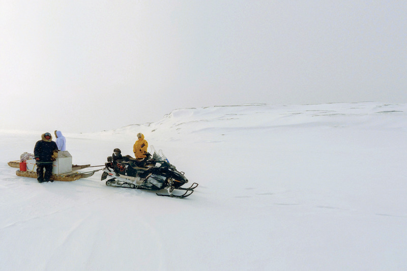 Press kit | 3256-02 - Press release | Canada’s North Makes a Guest Appearance in Venice - Blouin Orzes architectes - Institutional Architecture -  On our way to the George Papp trading post, Tursujuq National Park, 2011.  - Photo credit: Blouin Orzes architectes