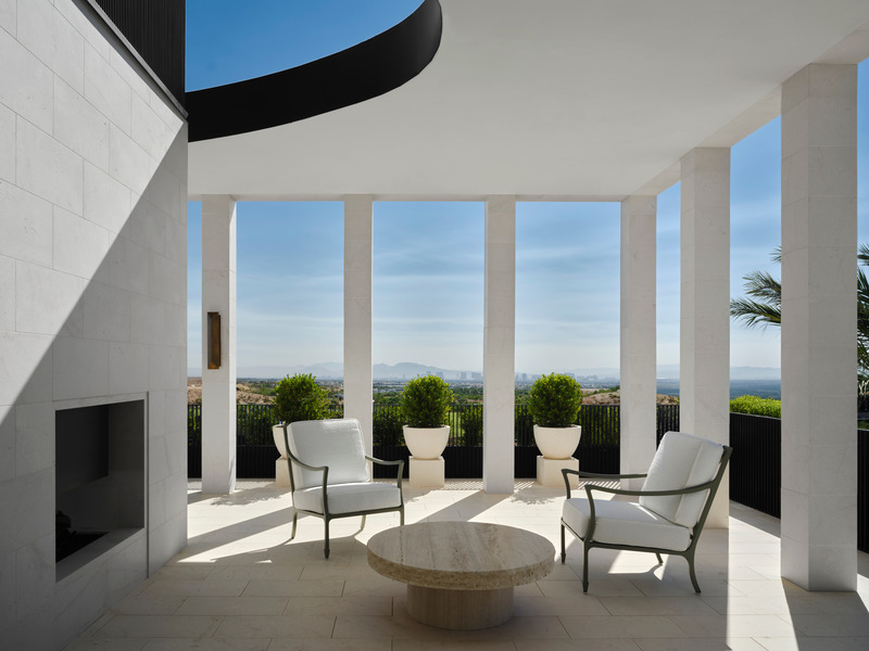 Press kit | 6087-06 - Press release | Tombolo: A Sculptural Symphony in the Nevada Desert - Daniel Joseph Chenin - Residential Interior Design - Photo credit: Douglas Friedman
