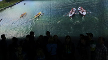 Press kit | 831-01 - Press release | XYZ technologie culturelle has produced   AQUAVOLT | a 360° WaterAdventure - XYZ Technologie culturelle - Multimedia Design - Photo credit: Idees au cube Id3