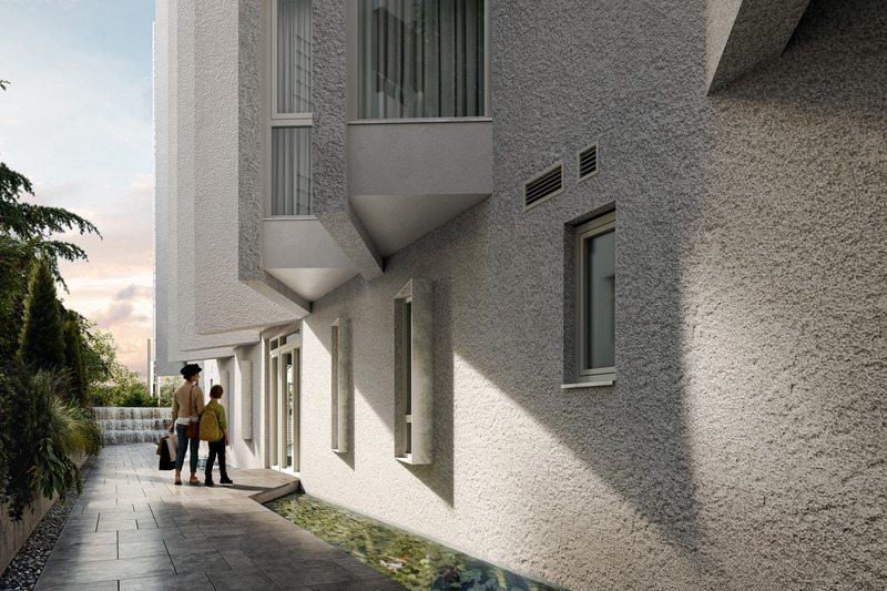 Press kit | 5649-04 - Press release | SU: The New Design by Aytac Architects for a Residential Project Seeks to Re-imagine a Dialogue Between Nature and Culture - Aytac Architects - Residential Architecture - Entry View - Photo credit: Aytac Architects