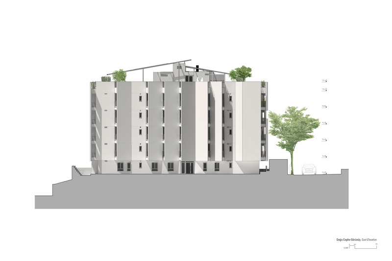 Press kit | 5649-04 - Press release | SU: The New Design by Aytac Architects for a Residential Project Seeks to Re-imagine a Dialogue Between Nature and Culture - Aytac Architects - Residential Architecture - East Facade - Photo credit: Aytac Architects