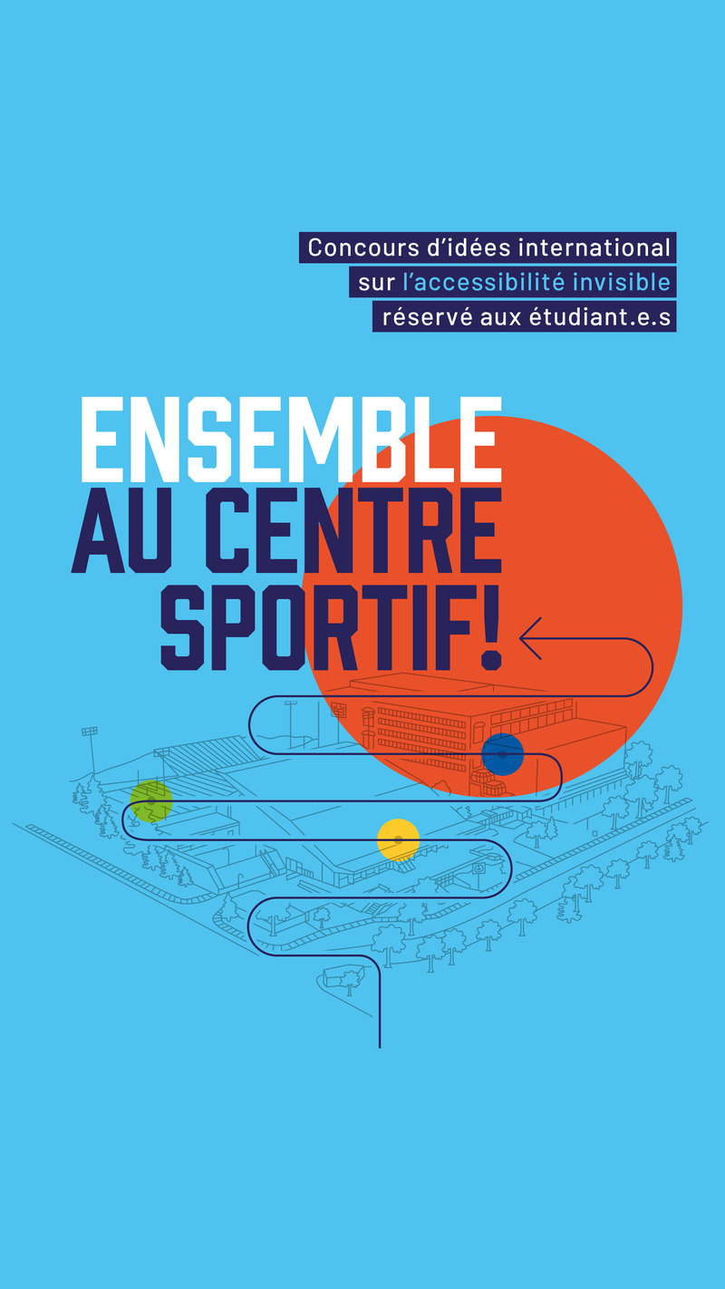 Press kit | 1076-11 - Press release | Together, Let's All Go to the Sports Center! - Faculté de l'aménagement - Université de Montréal - Competition - Ensemble au centre sportif! : plus de 30 000 $ en prix pour mettre l’accessibilité invisible à l’honneur - Photo credit: UdeM