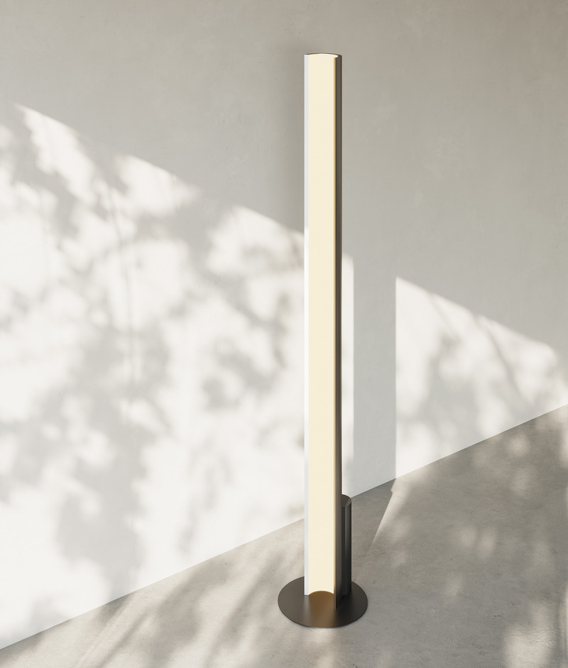 Press kit | 2351-05 - Press release | Anony to Release New ‘Pola’ Collection at WantedDesign 2025 - Anony - Lighting Design -  Pola Floor Lamp, Brushed Aluminum  - Photo credit: Anony