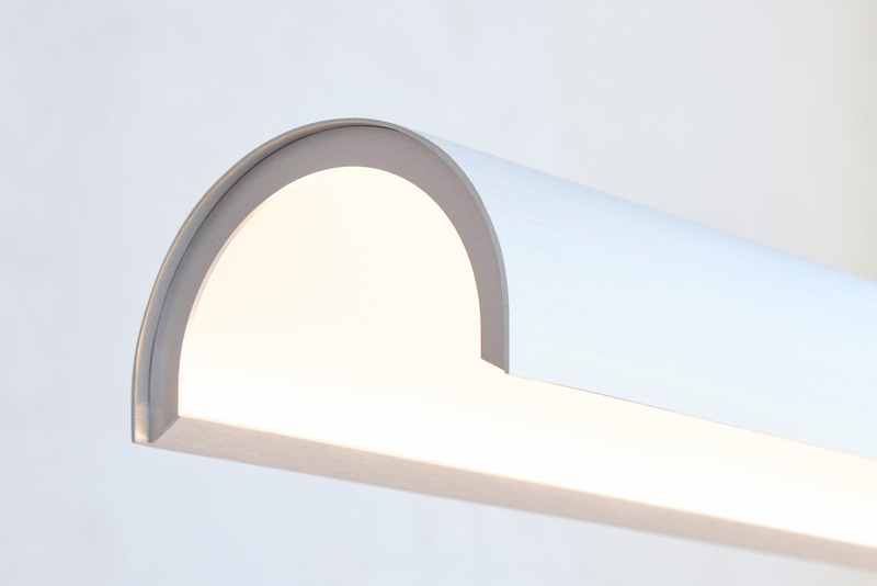 Press kit | 2351-05 - Press release | Anony to Release New ‘Pola’ Collection at WantedDesign 2025 - Anony - Lighting Design - Pola, Brushed Aluminum - Photo credit: Ryan McCoy