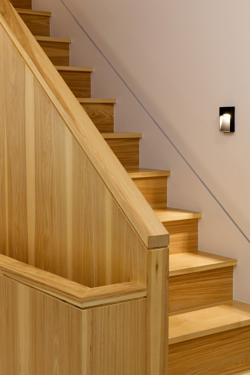 Press kit | 1600-04 - Press release | Shudell House - Weiss Architecture & Urbanism Limited - Residential Architecture - Stair detail - Photo credit: David Whittaker