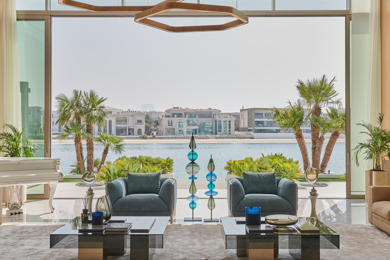 Press kit | 7534-08 - Press release | E Plus A Atelier Unveils Sculptural Beachfront Villa on Palm Jumeirah - E Plus A Atelier - Residential Interior Design - Photo credit: E Plus A Atelier