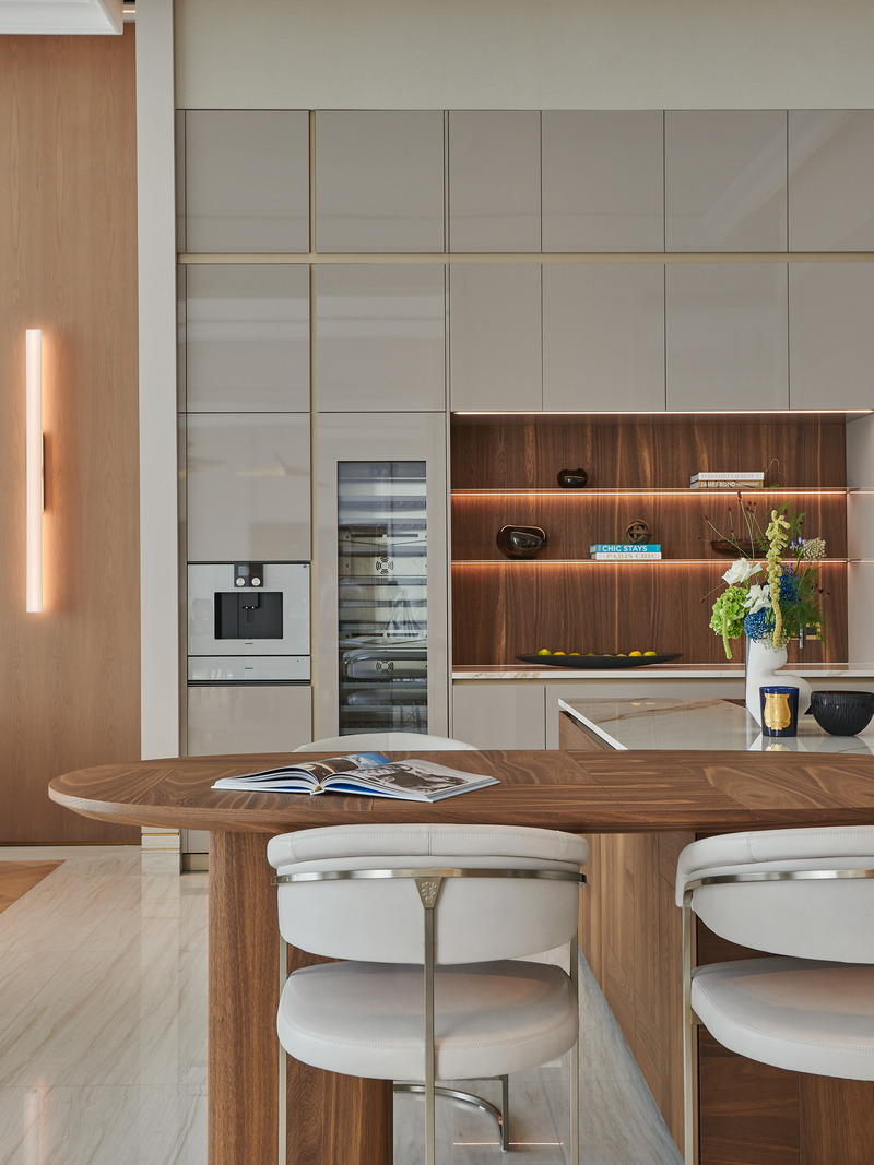 Press kit | 7534-08 - Press release | E Plus A Atelier Unveils Sculptural Beachfront Villa on Palm Jumeirah - E Plus A Atelier - Residential Interior Design - Photo credit: E Plus A Atelier 