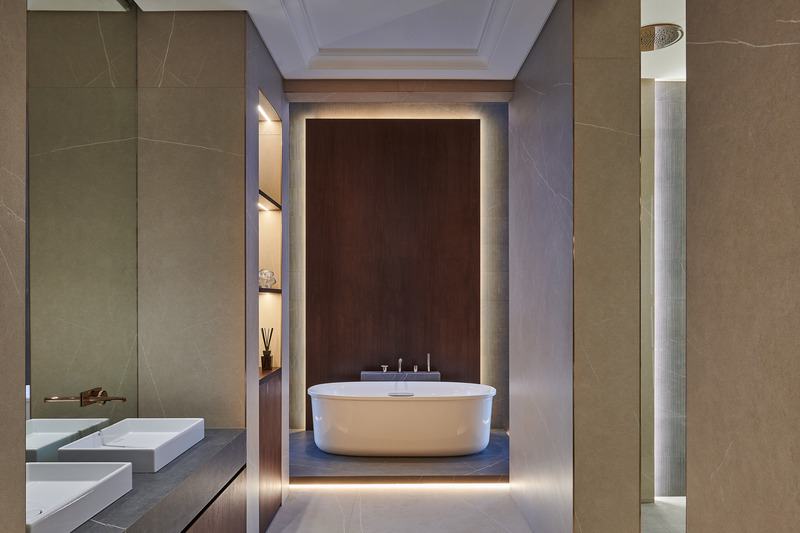 Press kit | 7534-08 - Press release | E Plus A Atelier Unveils Sculptural Beachfront Villa on Palm Jumeirah - E Plus A Atelier - Residential Interior Design - Photo credit: E Plus A Atelier 
