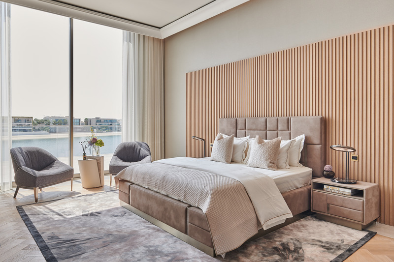Press kit | 7534-08 - Press release | E Plus A Atelier Unveils Sculptural Beachfront Villa on Palm Jumeirah - E Plus A Atelier - Residential Interior Design - Photo credit: E Plus A Atelier