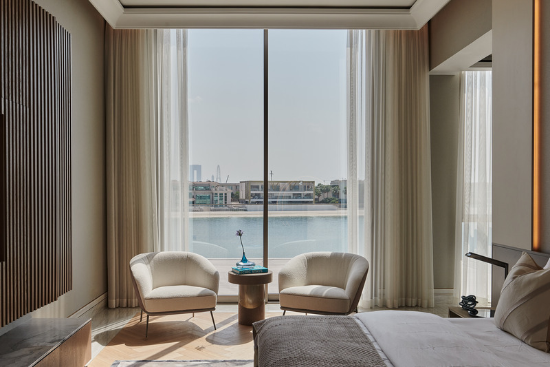Press kit | 7534-08 - Press release | E Plus A Atelier Unveils Sculptural Beachfront Villa on Palm Jumeirah - E Plus A Atelier - Residential Interior Design - Photo credit: E Plus A Atelier