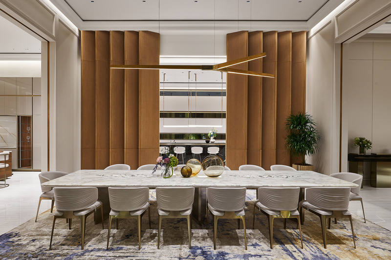 Press kit | 7534-08 - Press release | E Plus A Atelier Unveils Sculptural Beachfront Villa on Palm Jumeirah - E Plus A Atelier - Residential Interior Design - Photo credit: E Plus A Atelier 