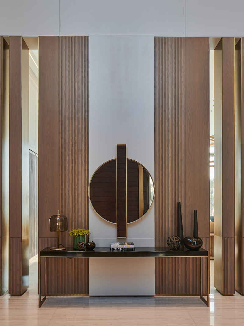 Press kit | 7534-08 - Press release | E Plus A Atelier Unveils Sculptural Beachfront Villa on Palm Jumeirah - E Plus A Atelier - Residential Interior Design - Photo credit: E Plus A Atelier 