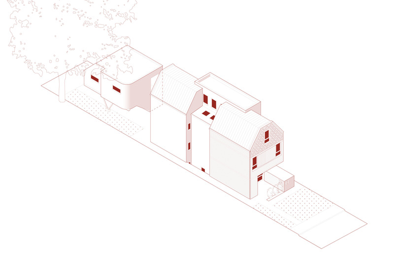Press kit | 1600-04 - Press release | Shudell House - Weiss Architecture & Urbanism Limited - Residential Architecture - Axonometric - Photo credit: Weiss Architecture &amp; Urbanism