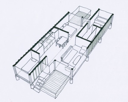 Dossier de presse | 839-01 - Communiqué de presse | Containers of Hope - Benjamin Garcia Saxe Architecture - Architecture résidentielle
