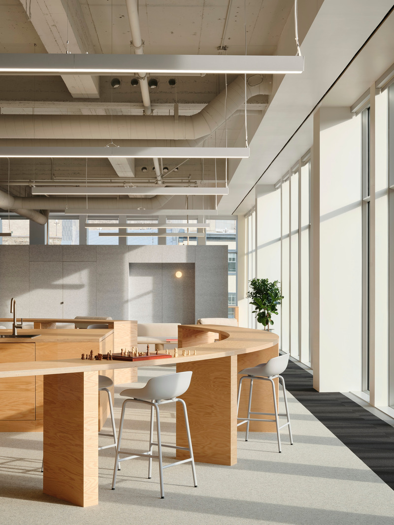 Dossier de presse | 2038-11 - Communiqué de presse | edb en résidence : Cossette - élément de base - Design d’intérieur commercial - Crédit photo : Maxime Brouillet