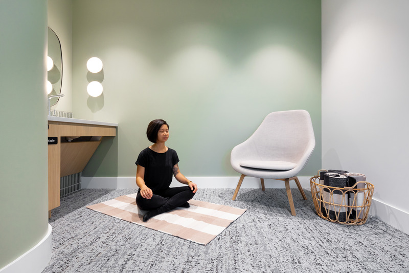 Press kit | 5571-04 - Press release | Sage HQ - Edit Studios Inc. - Commercial Interior Design - Prayer Room  - Photo credit: Brett Hitchins